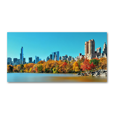 Quadro su vetro New York in autunno