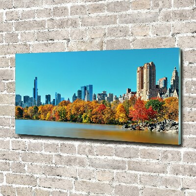 Quadro su vetro New York in autunno