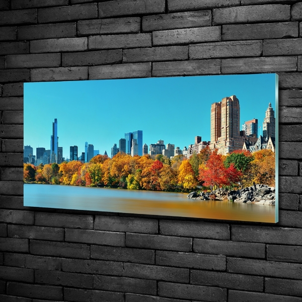 Quadro su vetro New York in autunno