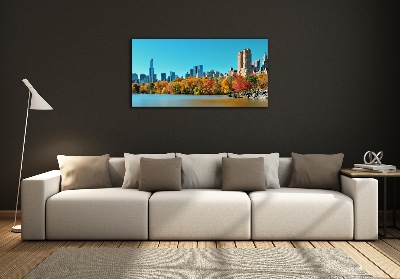 Quadro su vetro New York in autunno