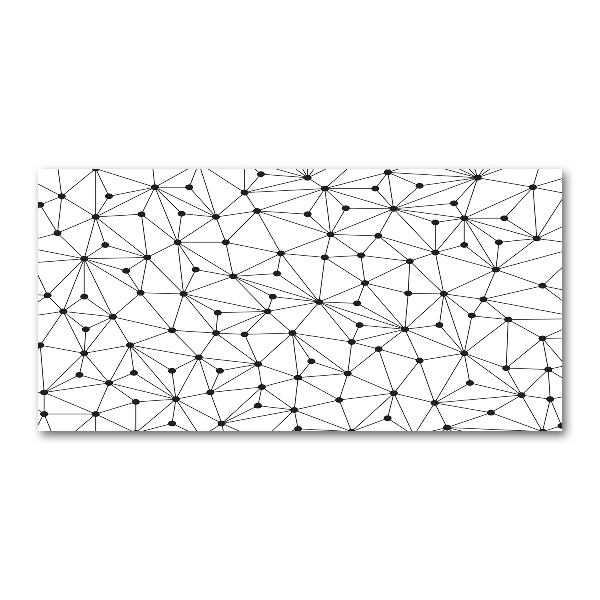 Quadro in vetro Linee e cerchi