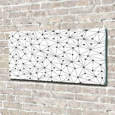 Quadro in vetro Linee e cerchi