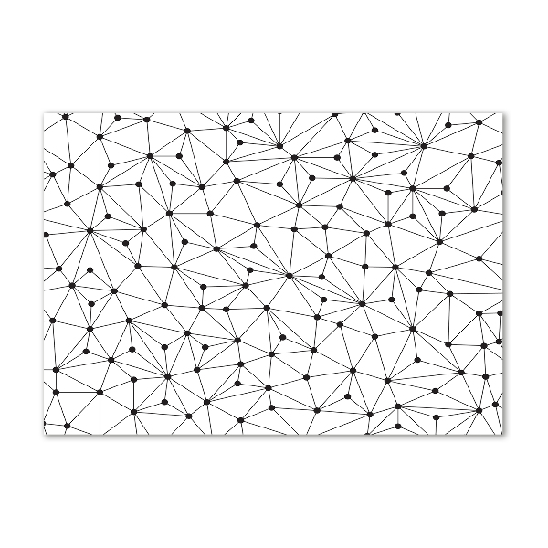 Quadro in vetro Linee e cerchi