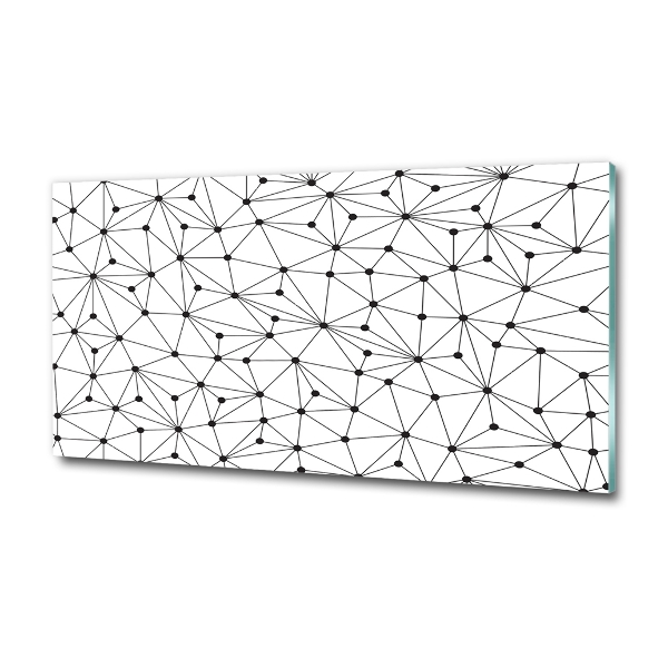 Quadro in vetro Linee e cerchi