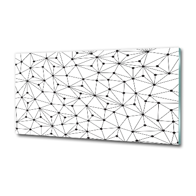 Quadro in vetro Linee e cerchi