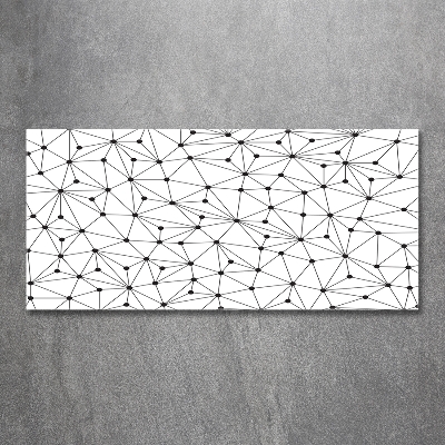 Quadro in vetro Linee e cerchi