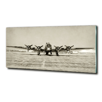 Quadro vetro Vecchio bombardiere