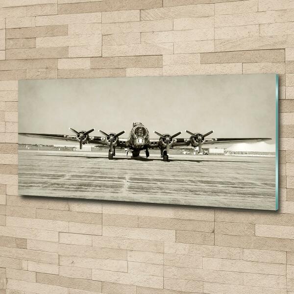 Quadro vetro Vecchio bombardiere