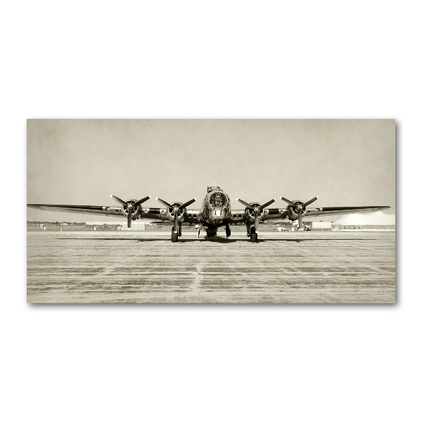 Quadro vetro Vecchio bombardiere