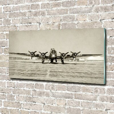 Quadro vetro Vecchio bombardiere