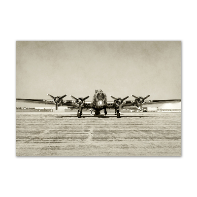 Quadro vetro Vecchio bombardiere