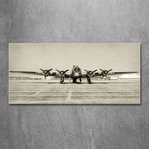 Quadro vetro Vecchio bombardiere
