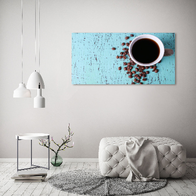 Quadro su vetro Caffè nero