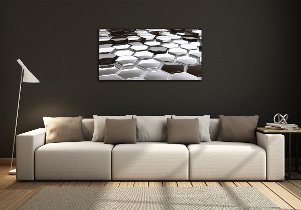 Quadro su vetro Astrazione 3D