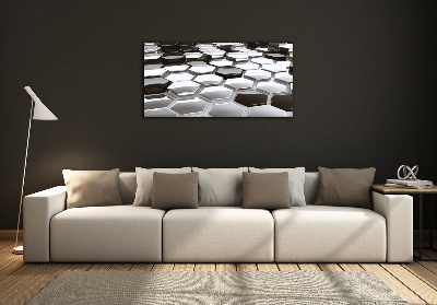 Quadro su vetro Astrazione 3D