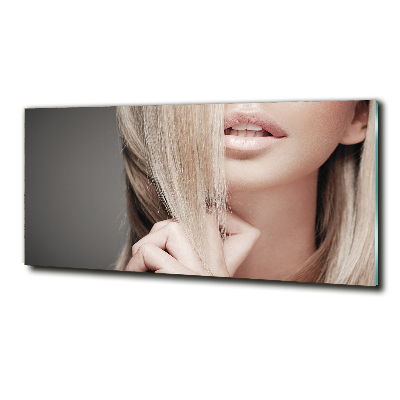 Quadro su vetro Bellissima bionda