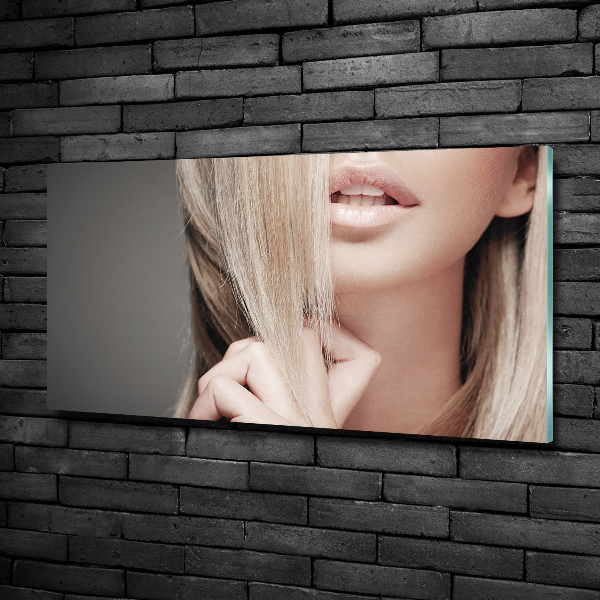 Quadro su vetro Bellissima bionda