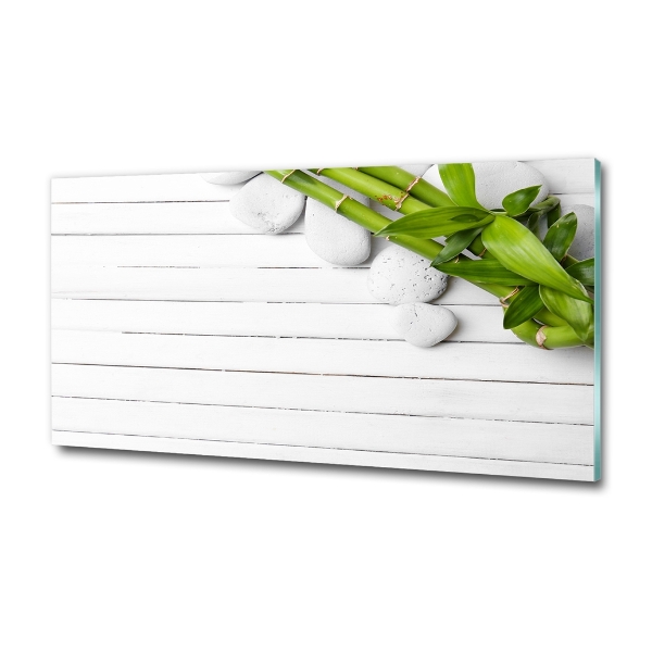 Quadro su vetro Bambù