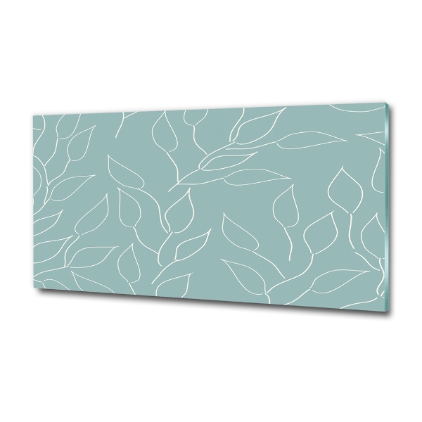 Quadro vetro Motivo a foglie