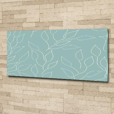 Quadro vetro Motivo a foglie