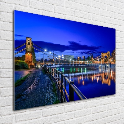 Quadro su vetro Breslavia di notte