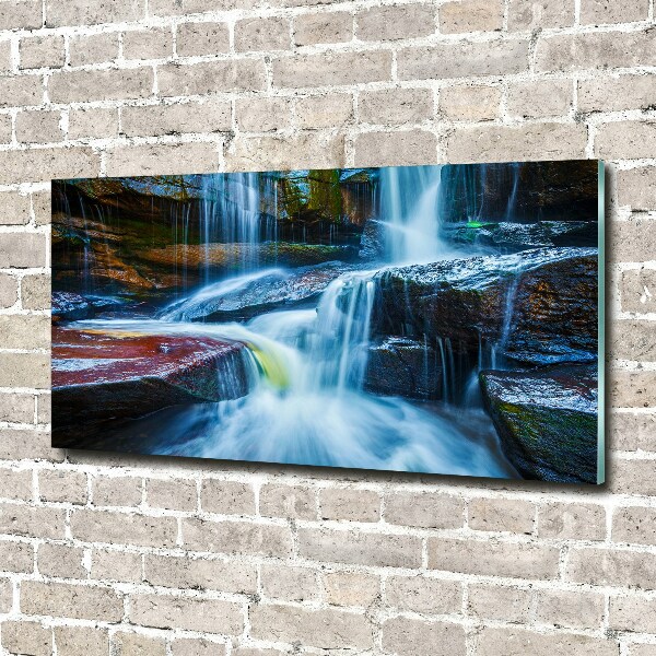 Quadro vetro Cascata tropicale