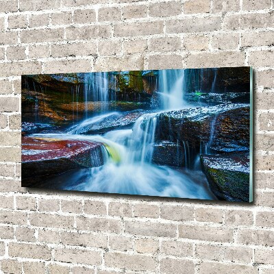Quadro vetro Cascata tropicale
