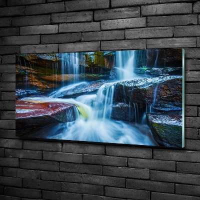 Quadro vetro Cascata tropicale