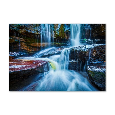 Quadro vetro Cascata tropicale