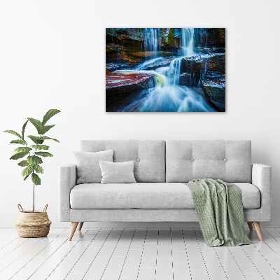 Quadro vetro Cascata tropicale