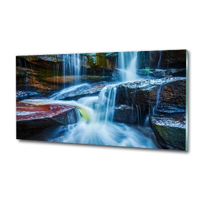 Quadro vetro Cascata tropicale