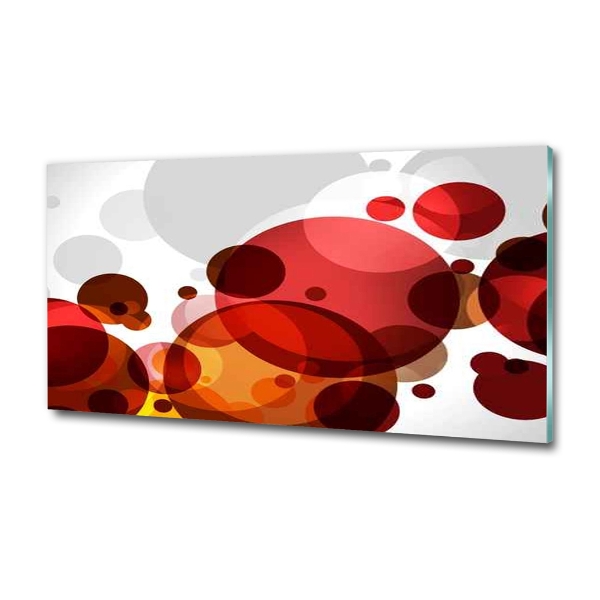 Quadro vetro Astrazione del cerchio