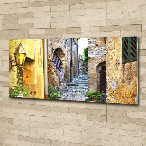 Quadro vetro Una strada affascinante