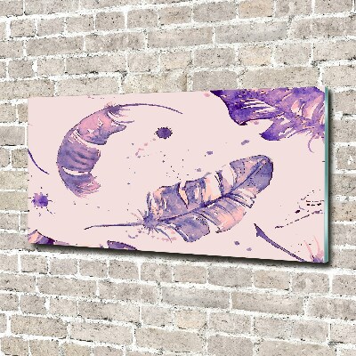 Quadro vetro Piume