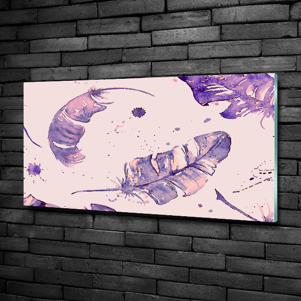 Quadro vetro Piume