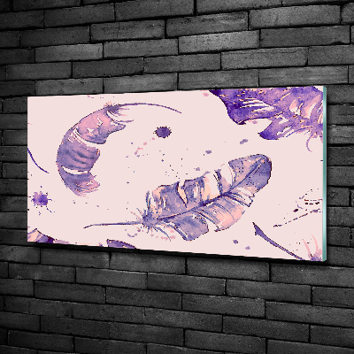 Quadro vetro Piume