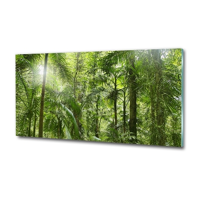 Quadro in verde Foresta tropicale