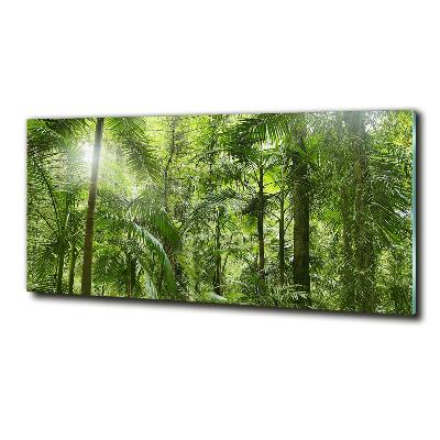 Quadro in verde Foresta tropicale