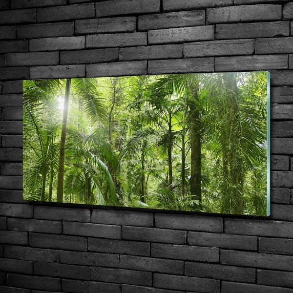 Quadro in verde Foresta tropicale