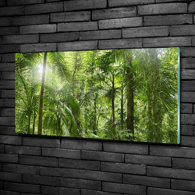 Quadro in verde Foresta tropicale