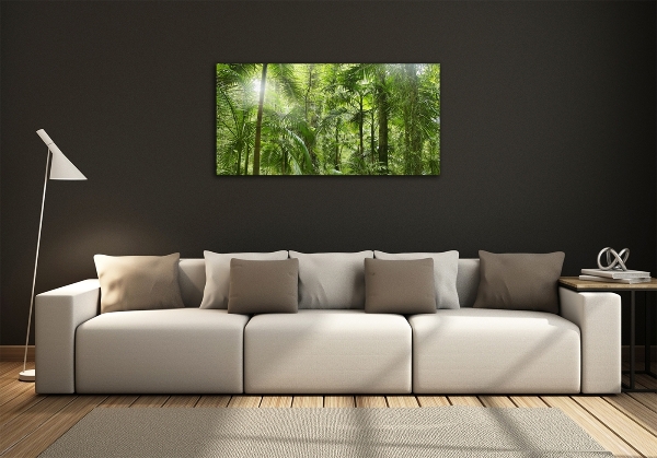 Quadro in verde Foresta tropicale