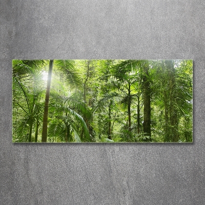 Quadro in verde Foresta tropicale