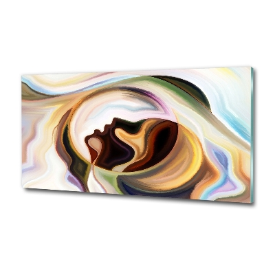 Quadro su vetro Astrazione