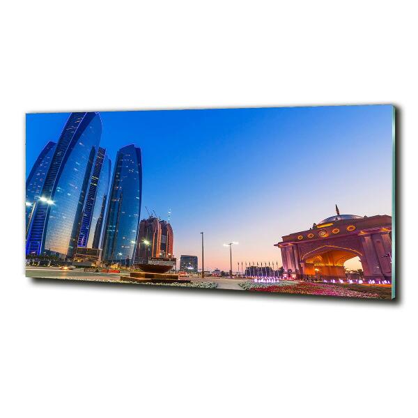 Quadro in verde Le strade di Abu Dhabi