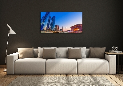 Quadro in verde Le strade di Abu Dhabi