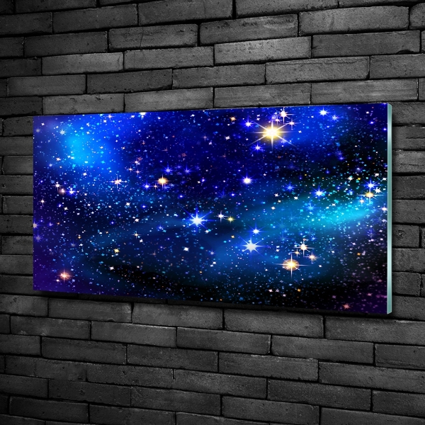 Quadro in vetro Cielo stellato