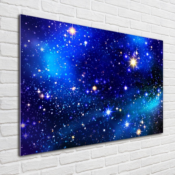 Quadro in vetro Cielo stellato
