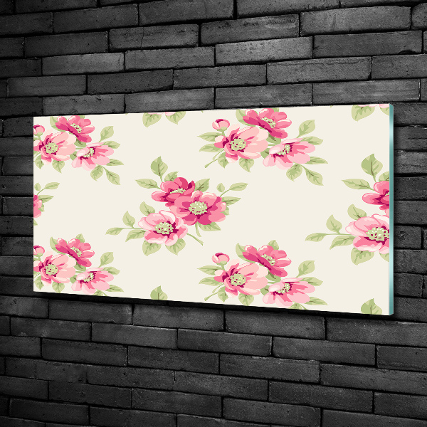 Quadro in verde Motivo floreale