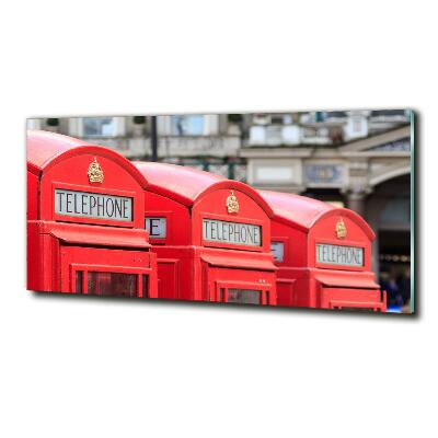 Quadro in verde Telefono pubblico