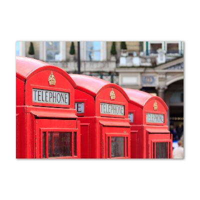 Quadro in verde Telefono pubblico